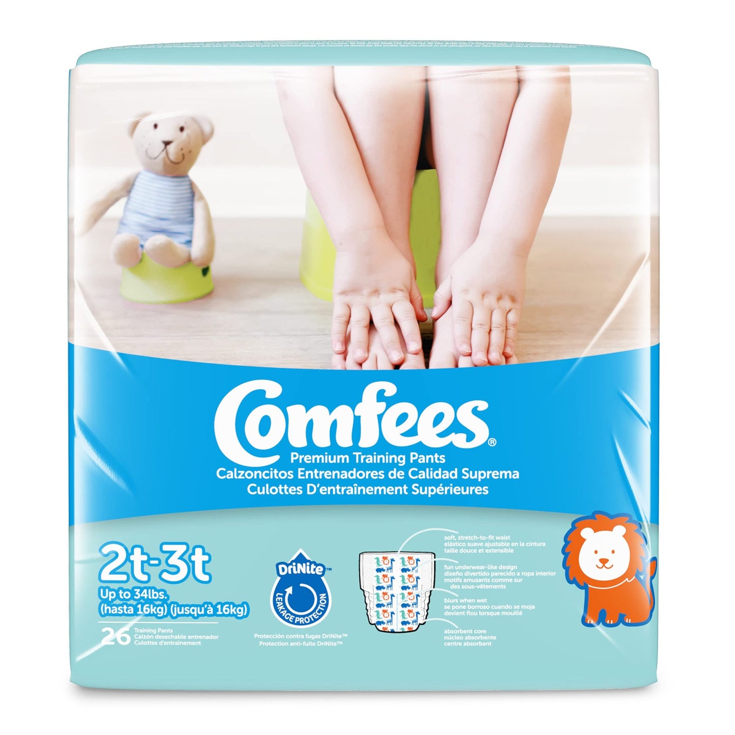 PANTS, TRAINING COMFESS BOYS 2T-3T