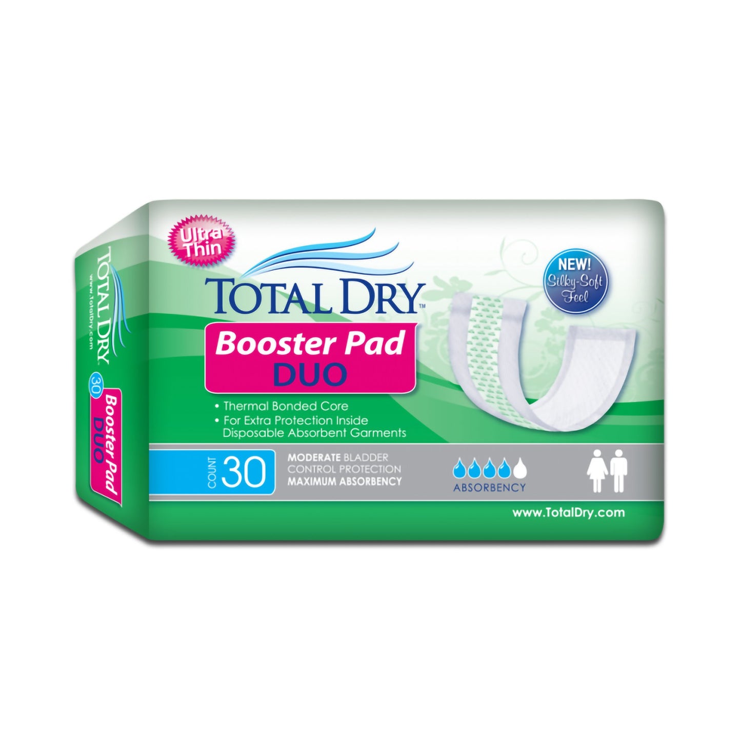 PAD, INCONT DRY DUO BOOSTER