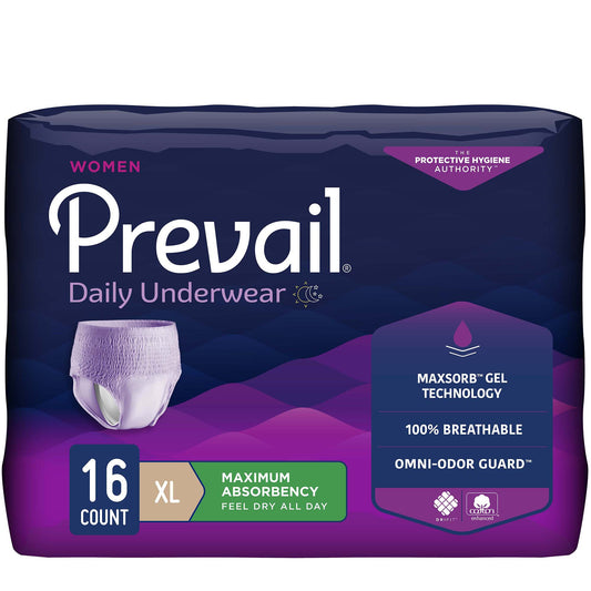 UNDERWEAR, PREVAIL WOMEN 48"-64" XLG