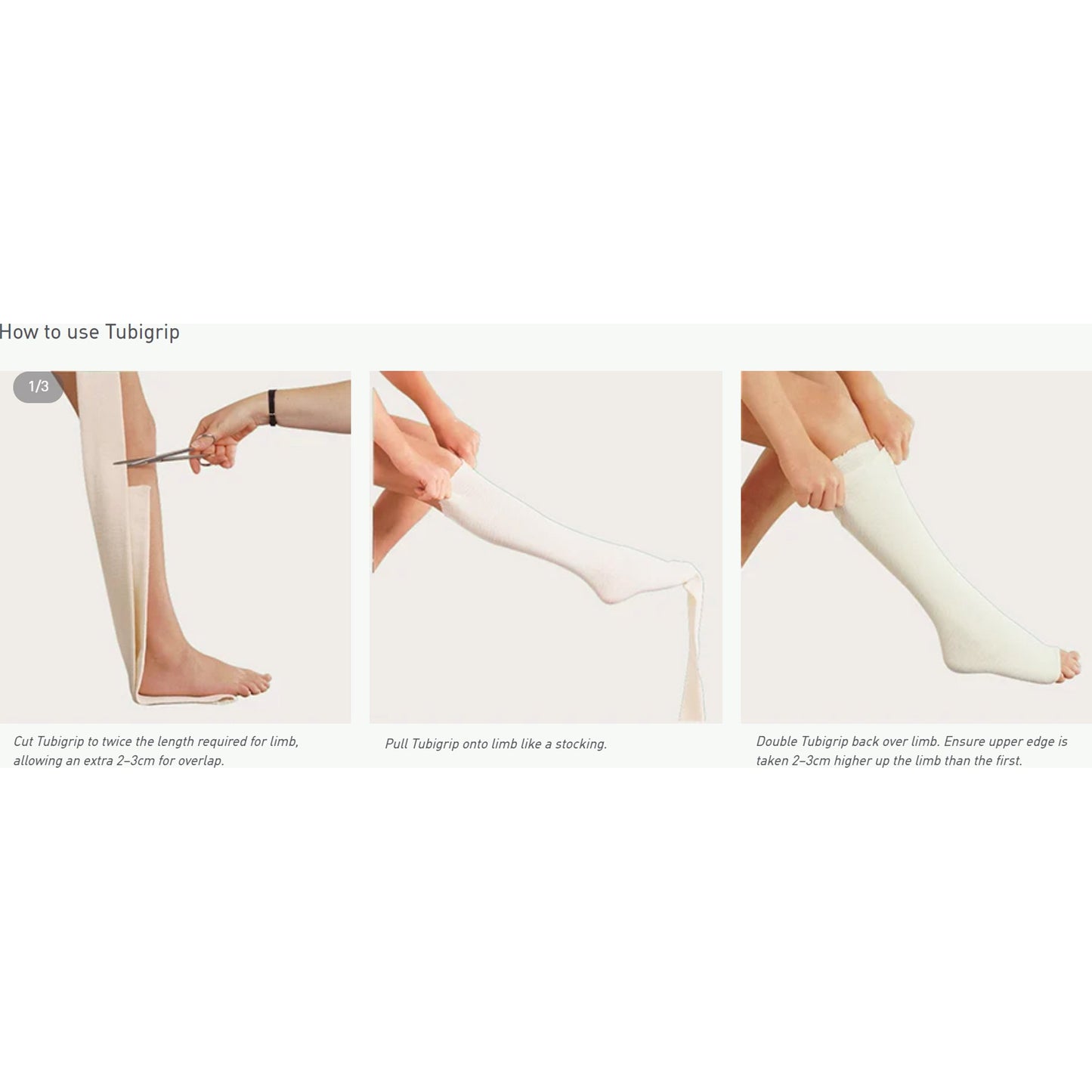 BANDAGE, ELAS NET TUBIGRIP FLESH SZG MOLYCK