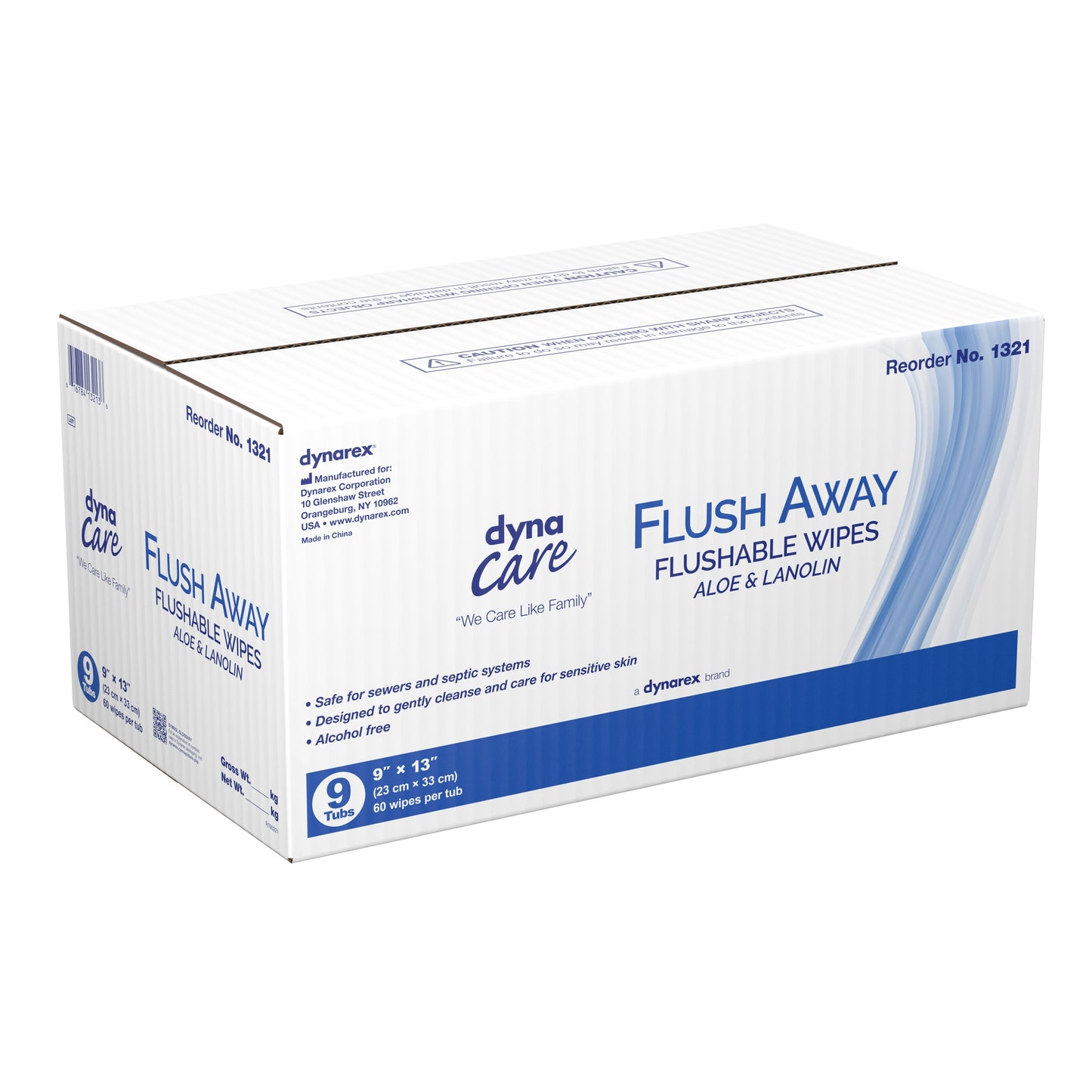 WASHCLOTH, FLUSH AWAY 9X13