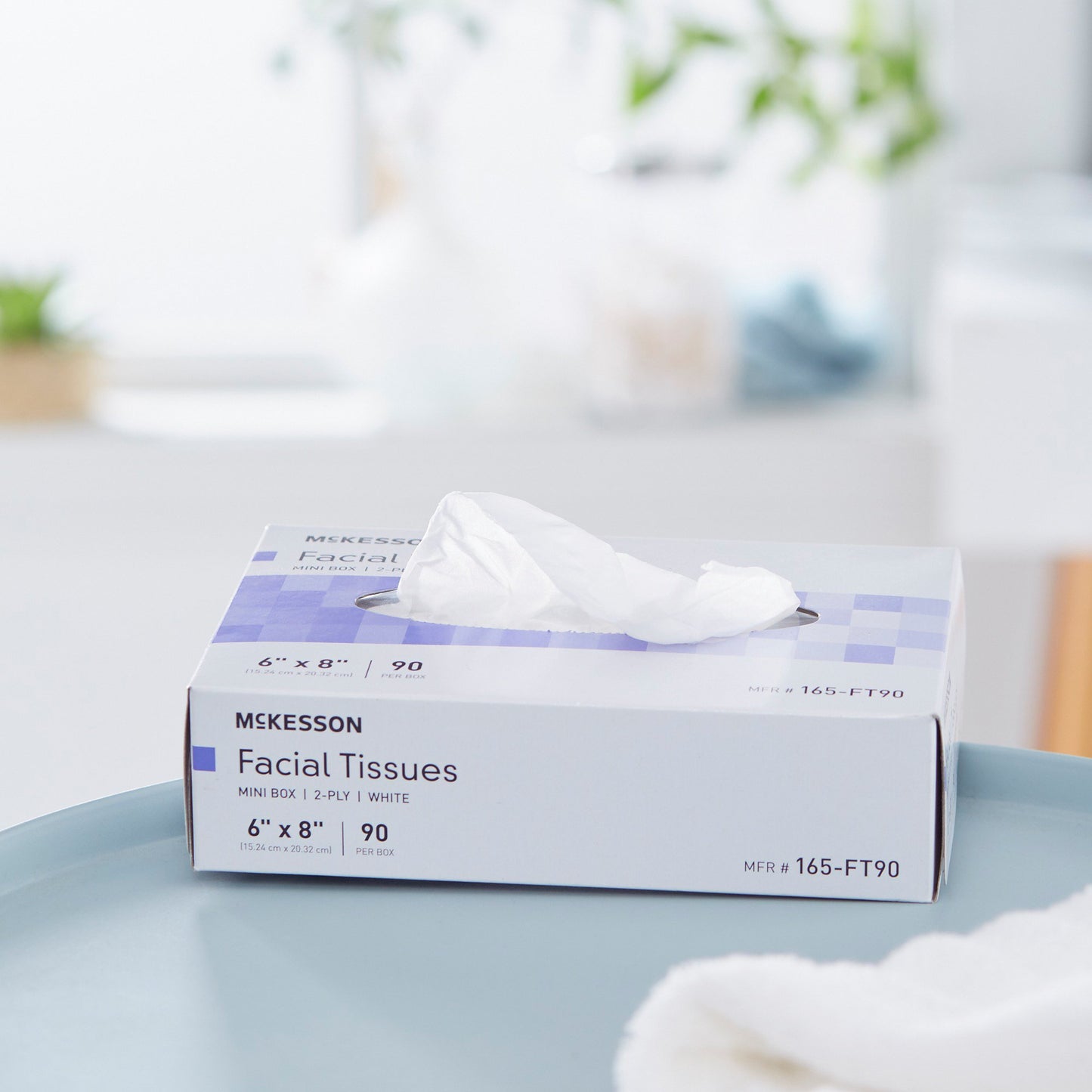 TISSUE, FACIAL MINI BOX 2PLY WHT 6.0"X8.0"