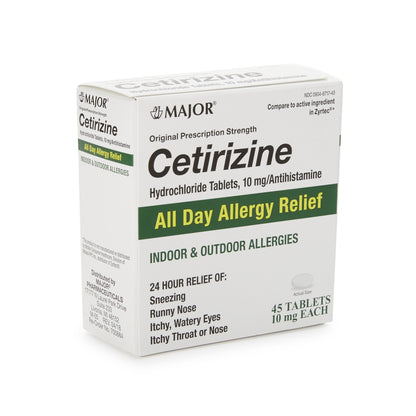 CETIRIZINE HCL, TAB 10MG