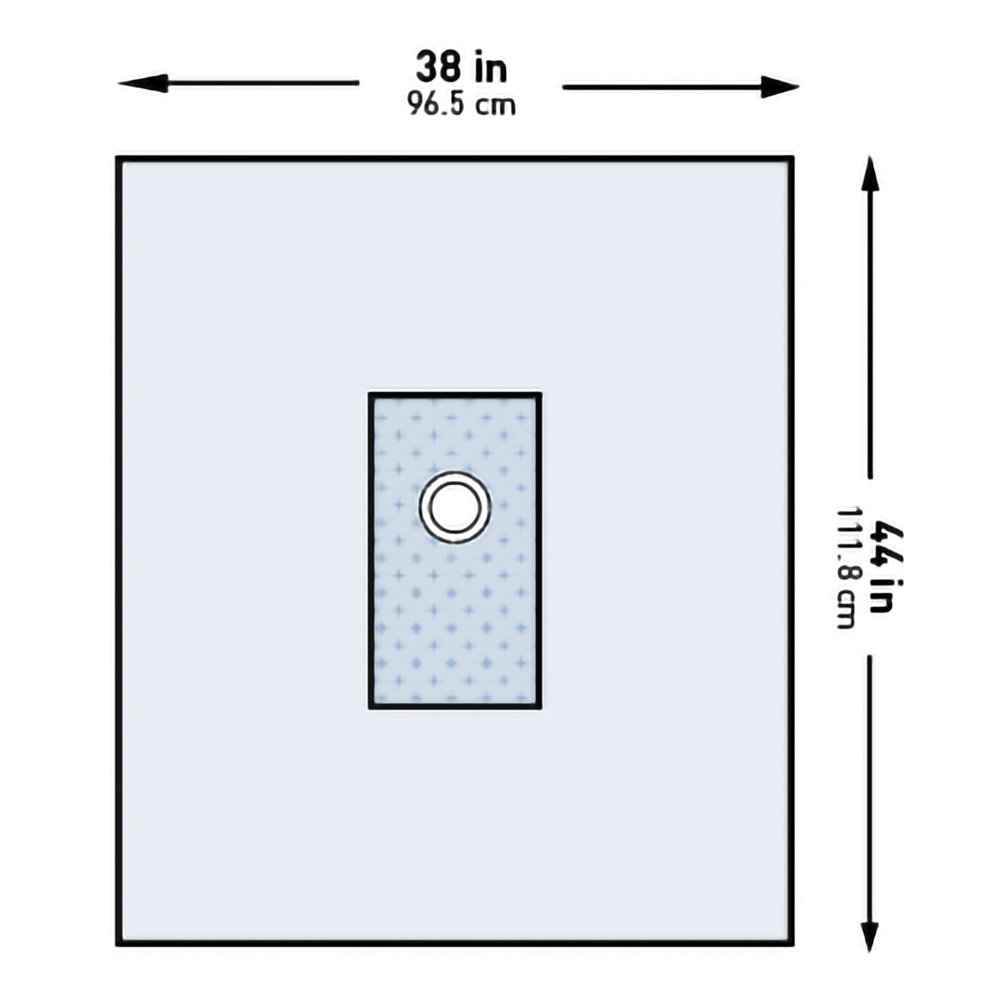 DRAPE, SURGICAL ANGIO BRACHIALSTR 38"X44"
