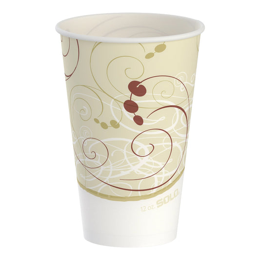 CUP, PAPER COLD SYMPHONY WAXD12OZ