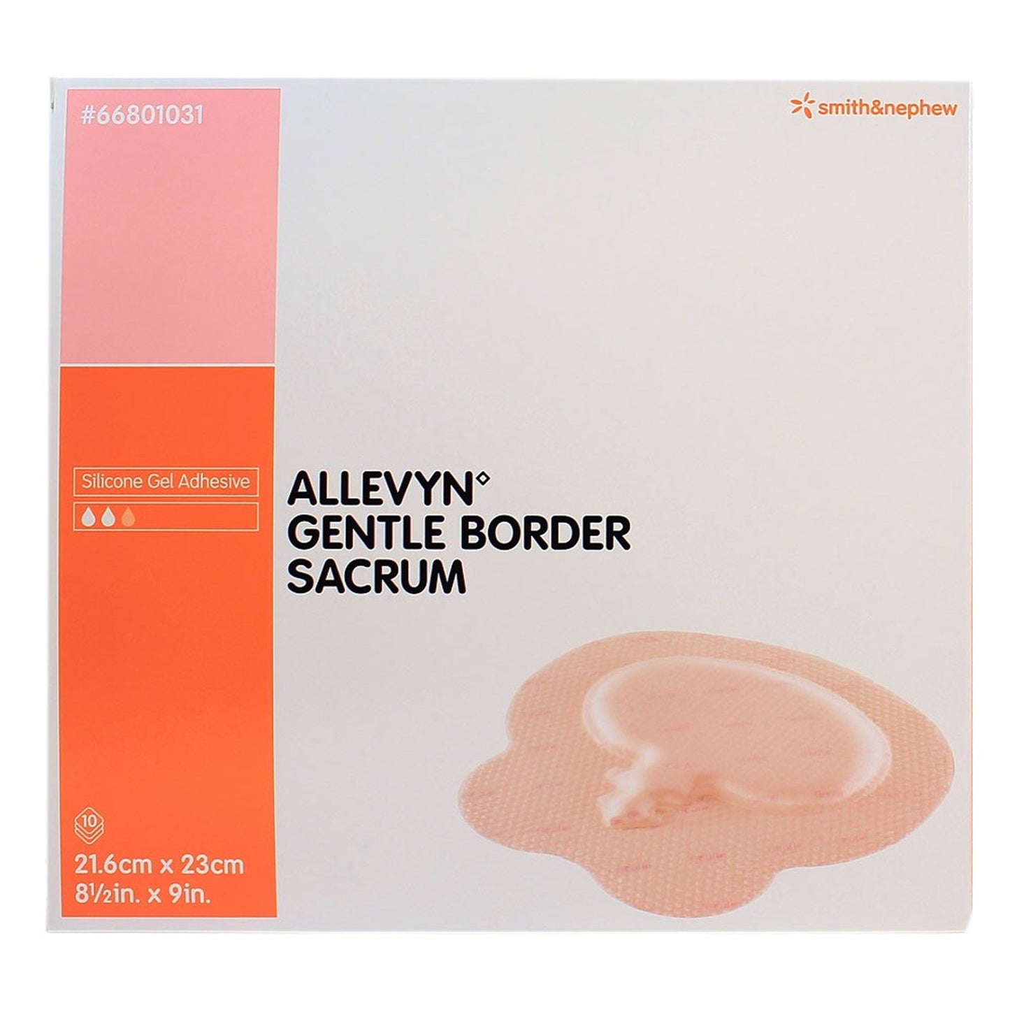 DRESSING, WND ALLEVYN GENTLE BRDR 8.5"X"X9"