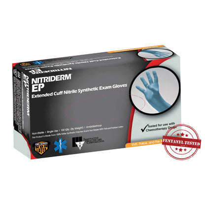 GLOVE, EXAM NTRL LG N/S EXTCFCHEMO