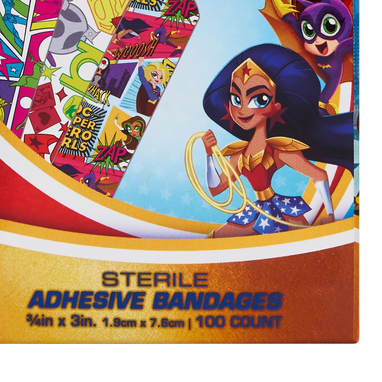 BANDAGE, ADH SUPER HERO GIRLS3/4X3"