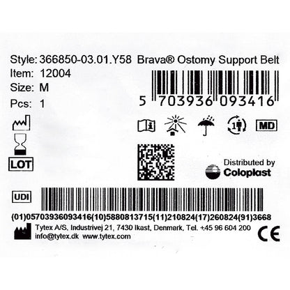 BELT, OSTOMY BRAVA SUPPORT MED