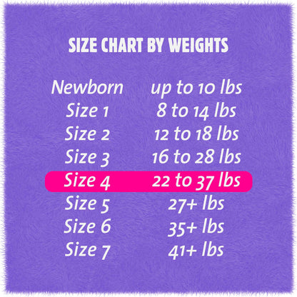 DIAPER, BABY CUTIES SIZE4