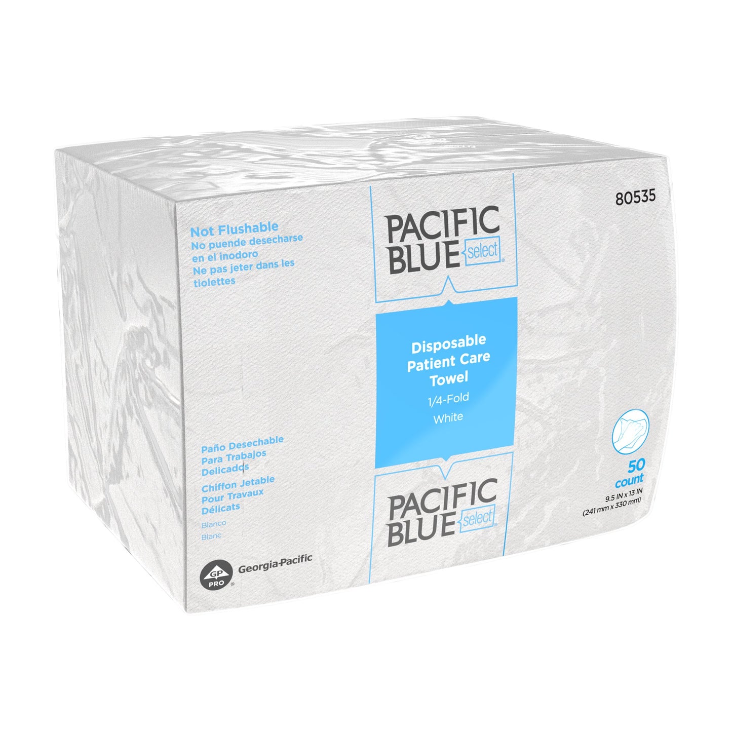 WIPE, WASHCLOTH WHT 9.5X13 (50/BG 20BG/CS)