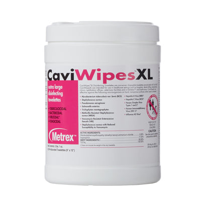 WIPE, DISINFECTANT CAVIWIPES XLG 10"X12"