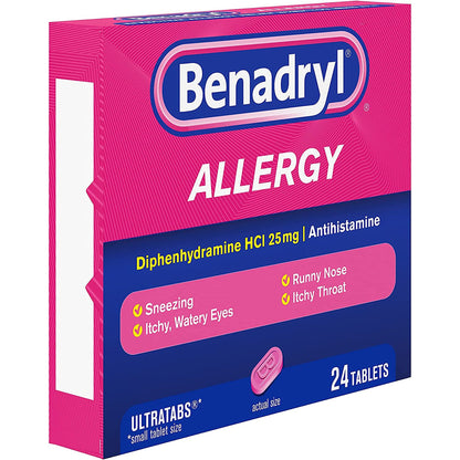 BENADRYL ULTRA, TAB 25MG