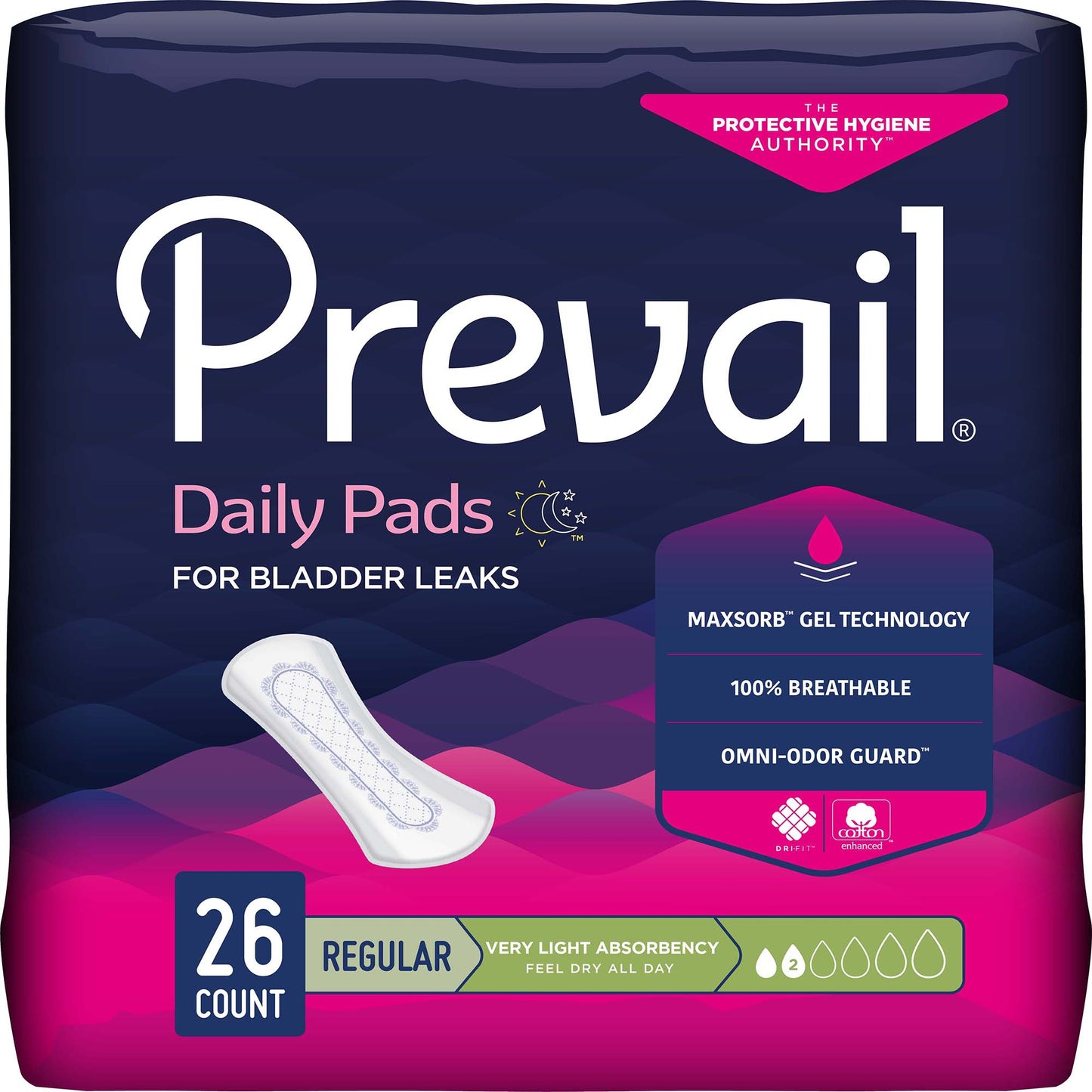 PAD, PREVAIL VERY LIGHT