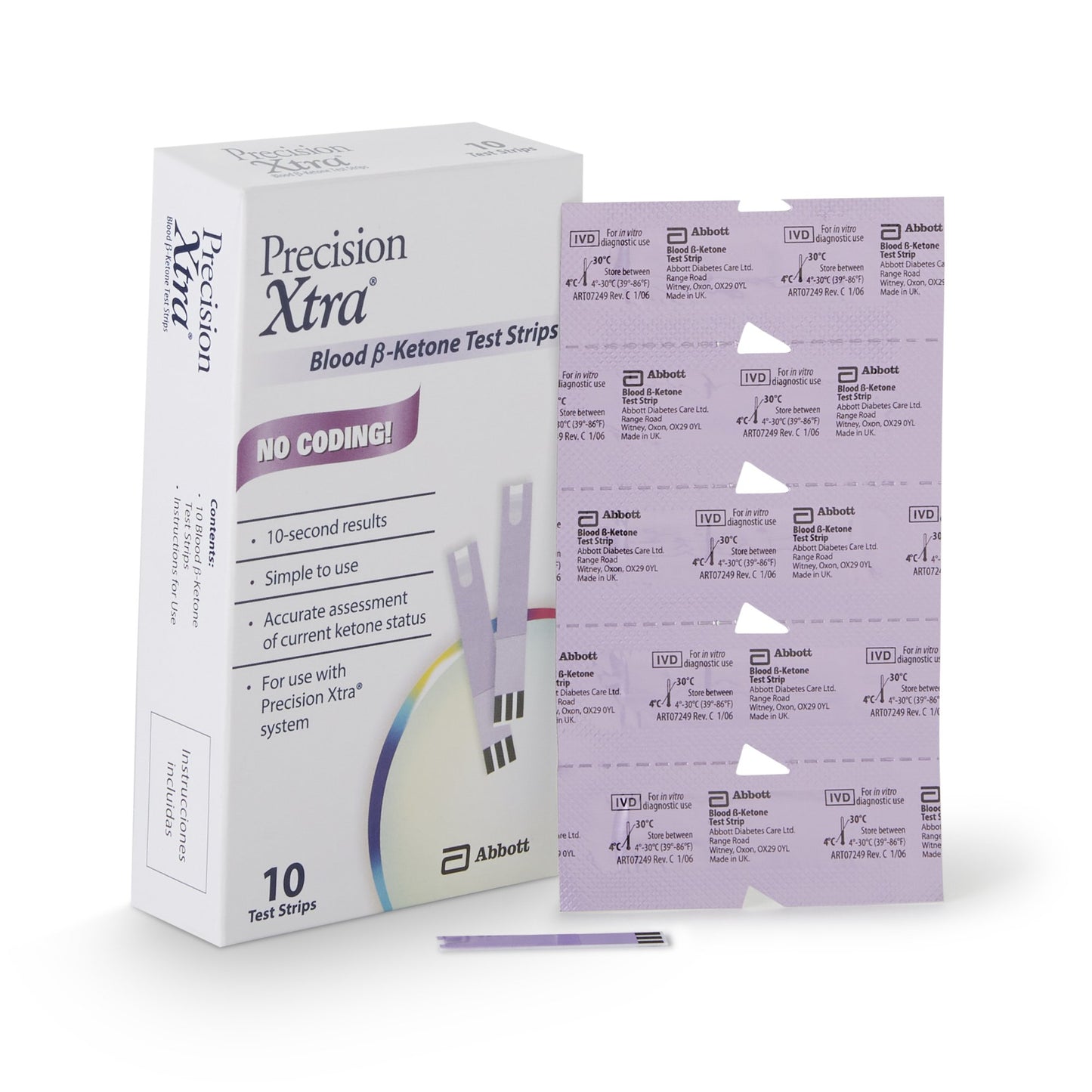 TEST STRIP, BLD /KETONE PRECIS