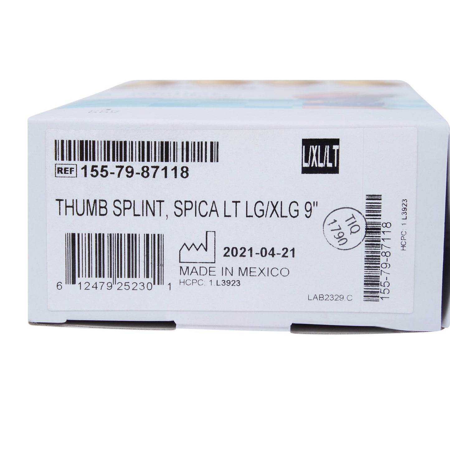 THUMB SPLINT, SPICA LT LG/XLG9"