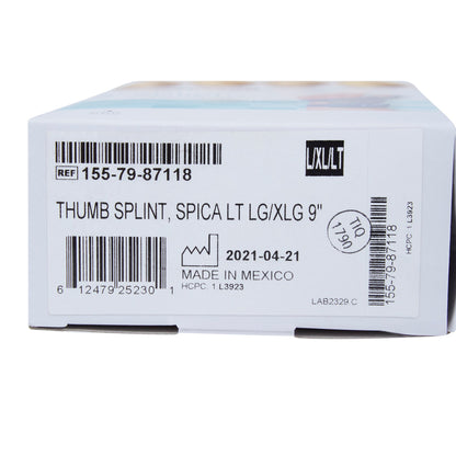 THUMB SPLINT, SPICA LT LG/XLG9"