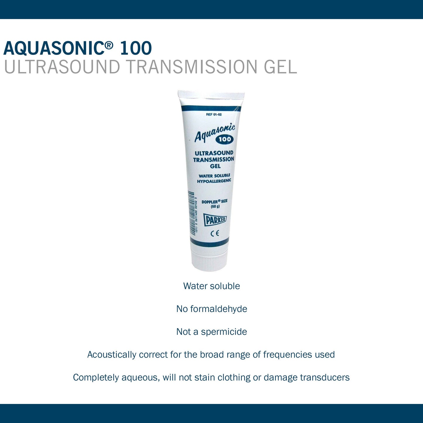 GEL, ULTRASOUND AQUASONIC 60GM