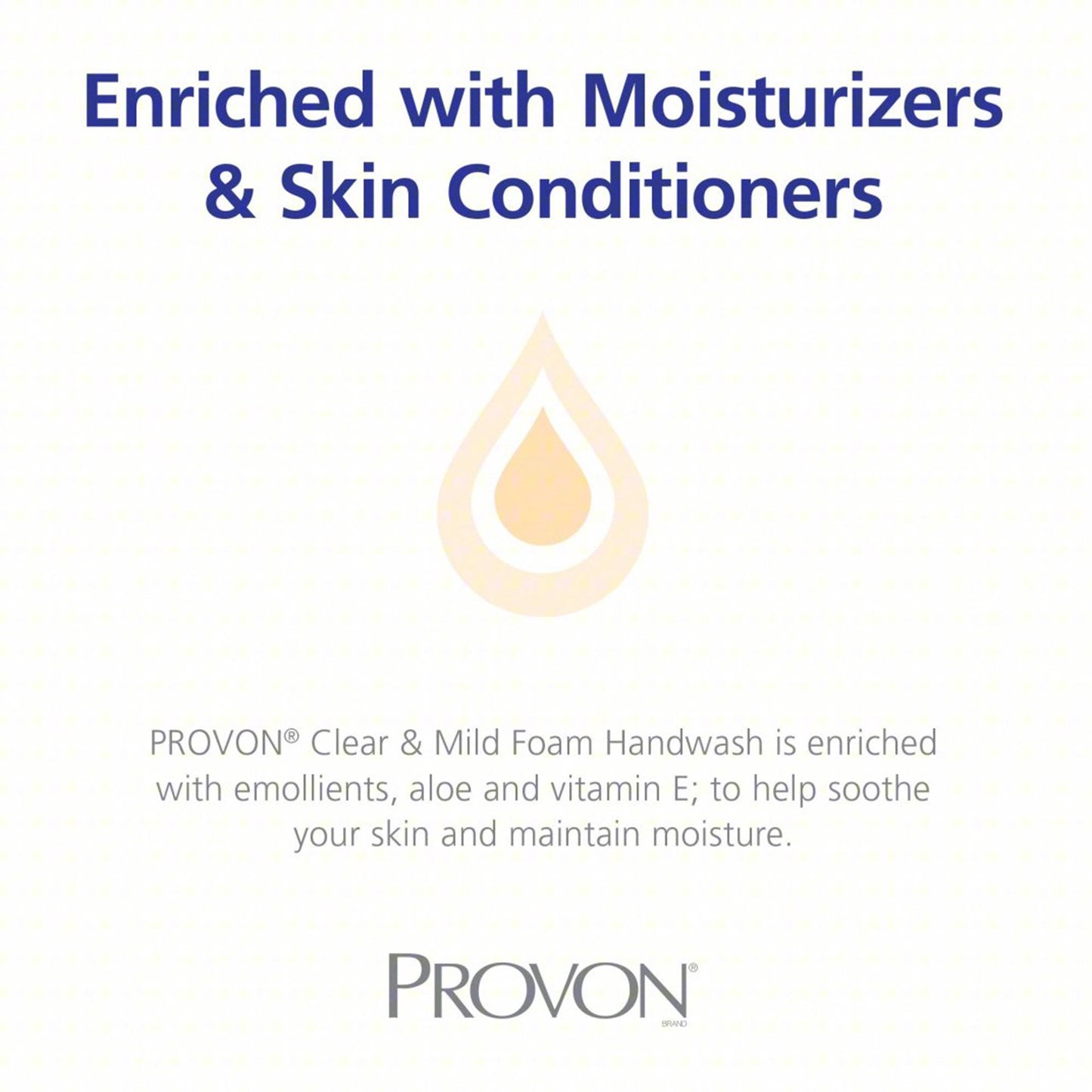HANDWASH, FOAM PROVON CLR&MILD1250ML