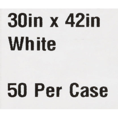 GOWN, EXAM T/P/T ECON WHT 30X42