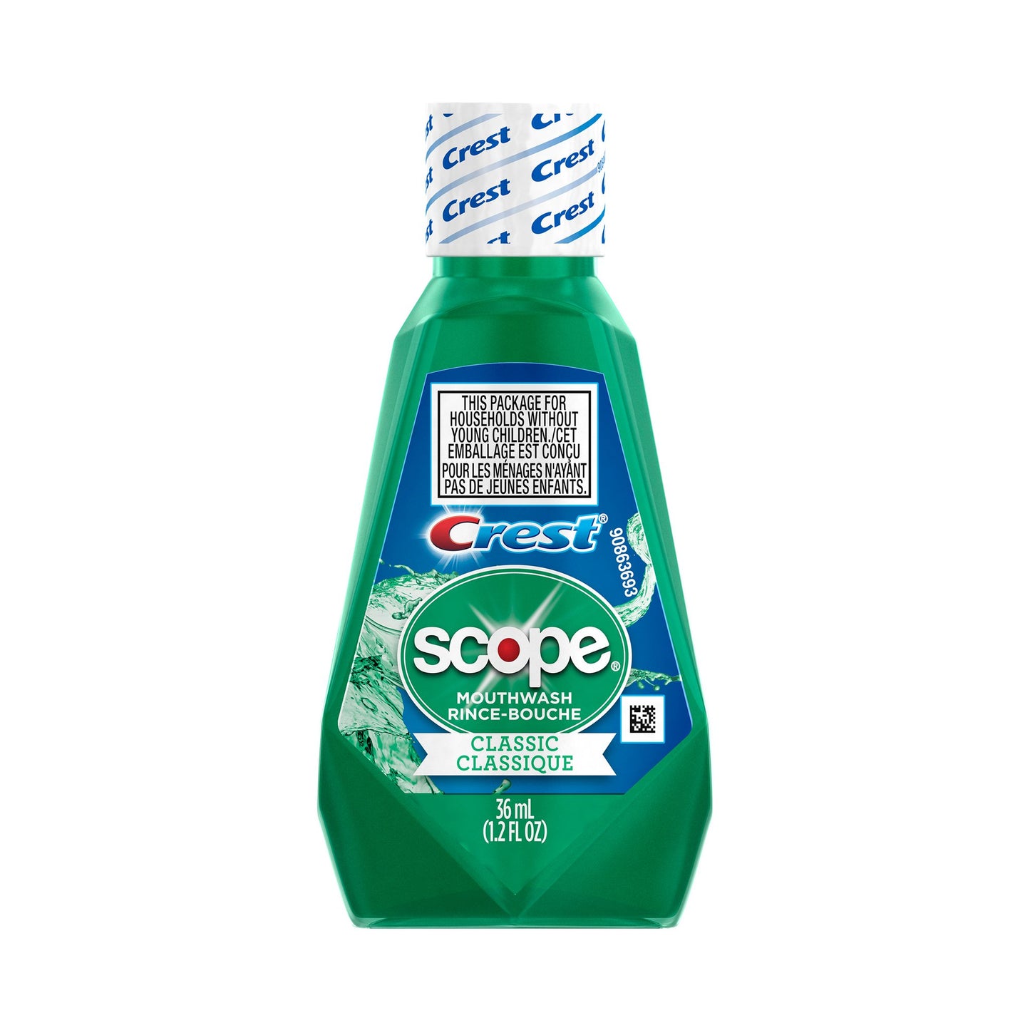 MOUTHWASH, SCOPE 1.2OZ CLASSICPRO RINSE MINT