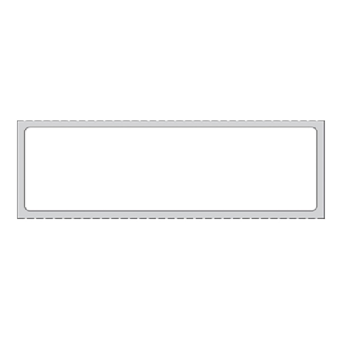 LABEL, THERMAL WHT 3 1/2"X1"
