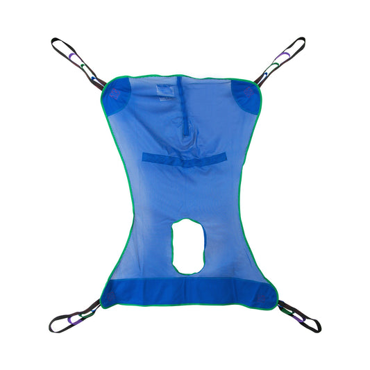 SLING, PT LIFT FULL BODY COMMODE MESH XLG 600LB