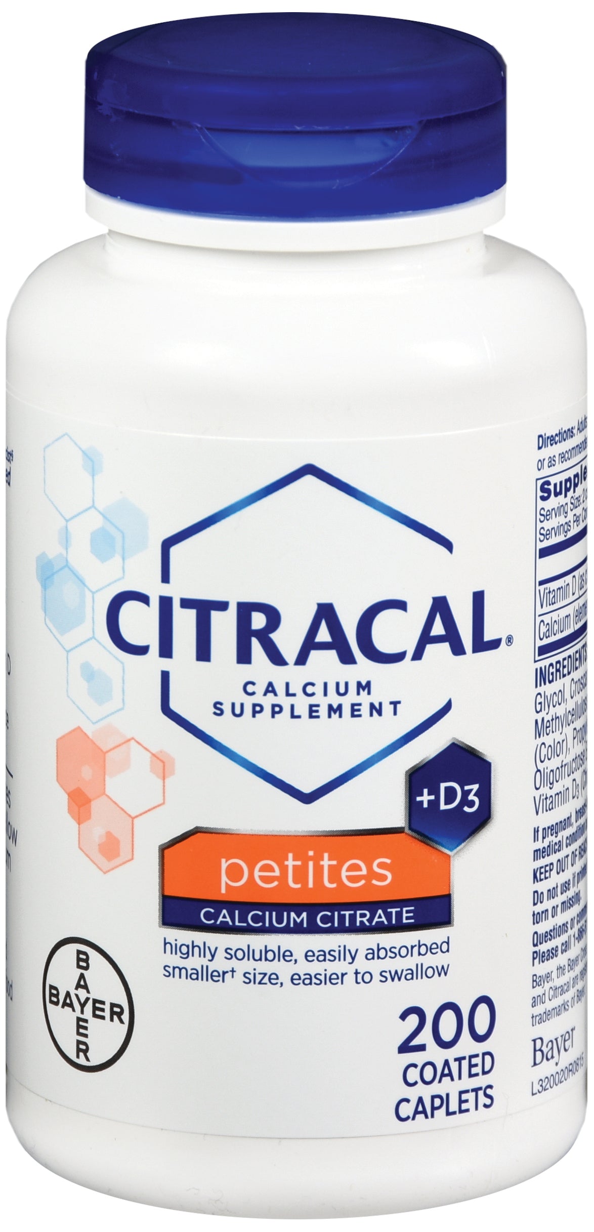 CITRACAL CALC + D3, TAB PETITE