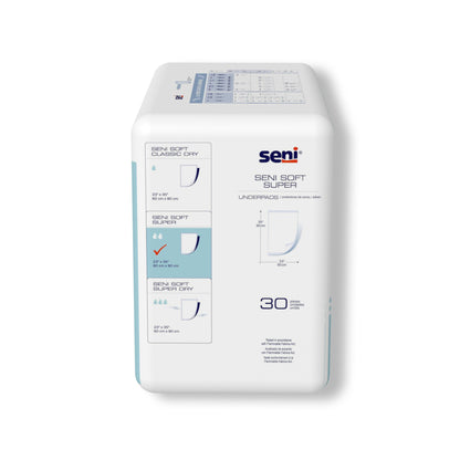 UNDERPAD, SENI SOFT SUPER HYGIENIC 23"-35"