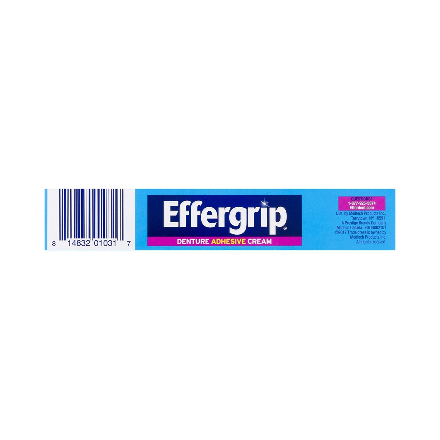 EFFERGRIP, CRM DENTURE ADHSV 2.5OZ 9MEDTH
