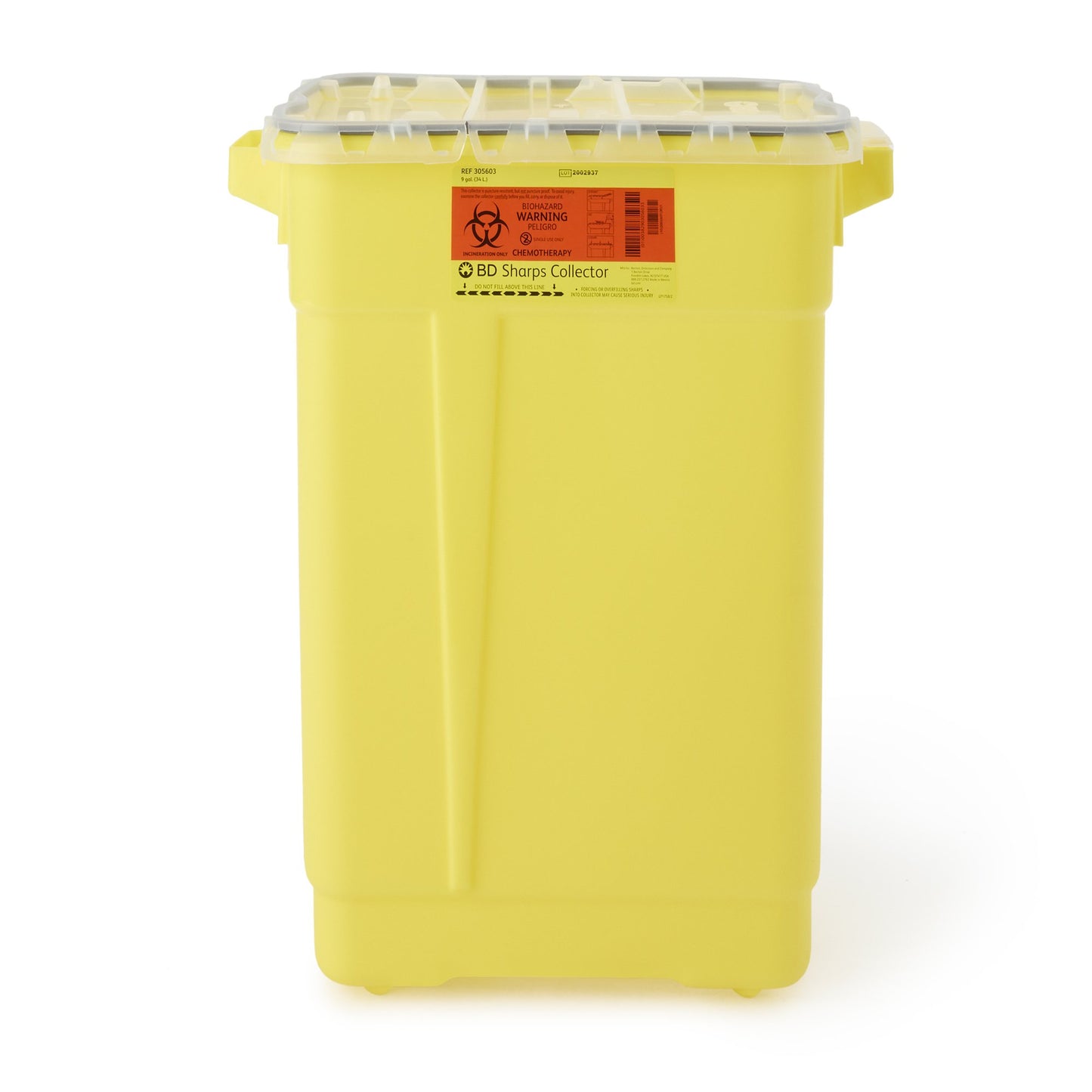 CONTAINER, SHARPS CHEMO YLW 9GL