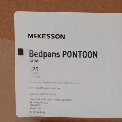 BEDPAN, PONTOON GRAPHITE 55OZ