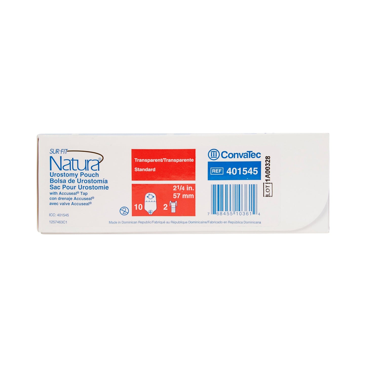 POUCH, UROSTOMY ACCU/STD T 2 1/4"
