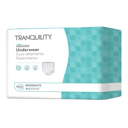 UNDERWEAR, ABSRB TRANQUILITY ESSENT DISP XLG