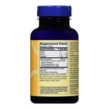 FISH OIL, SGEL FT SM 1000MG