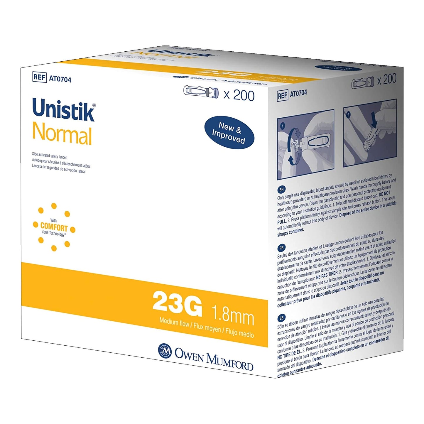 LANCET, UNISTIK 2 23GX1.8MM