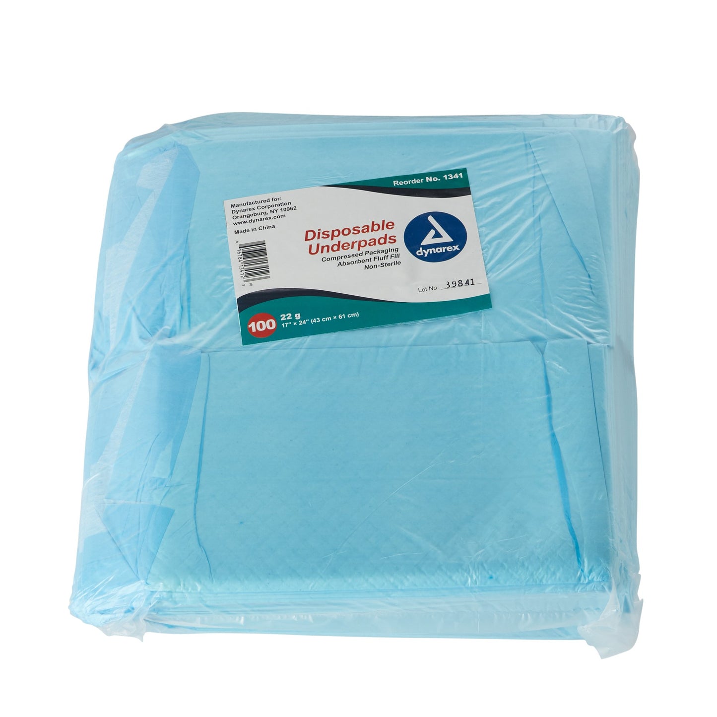 UNDERPAD, INCONT HVY ABSRB DISP 17X24