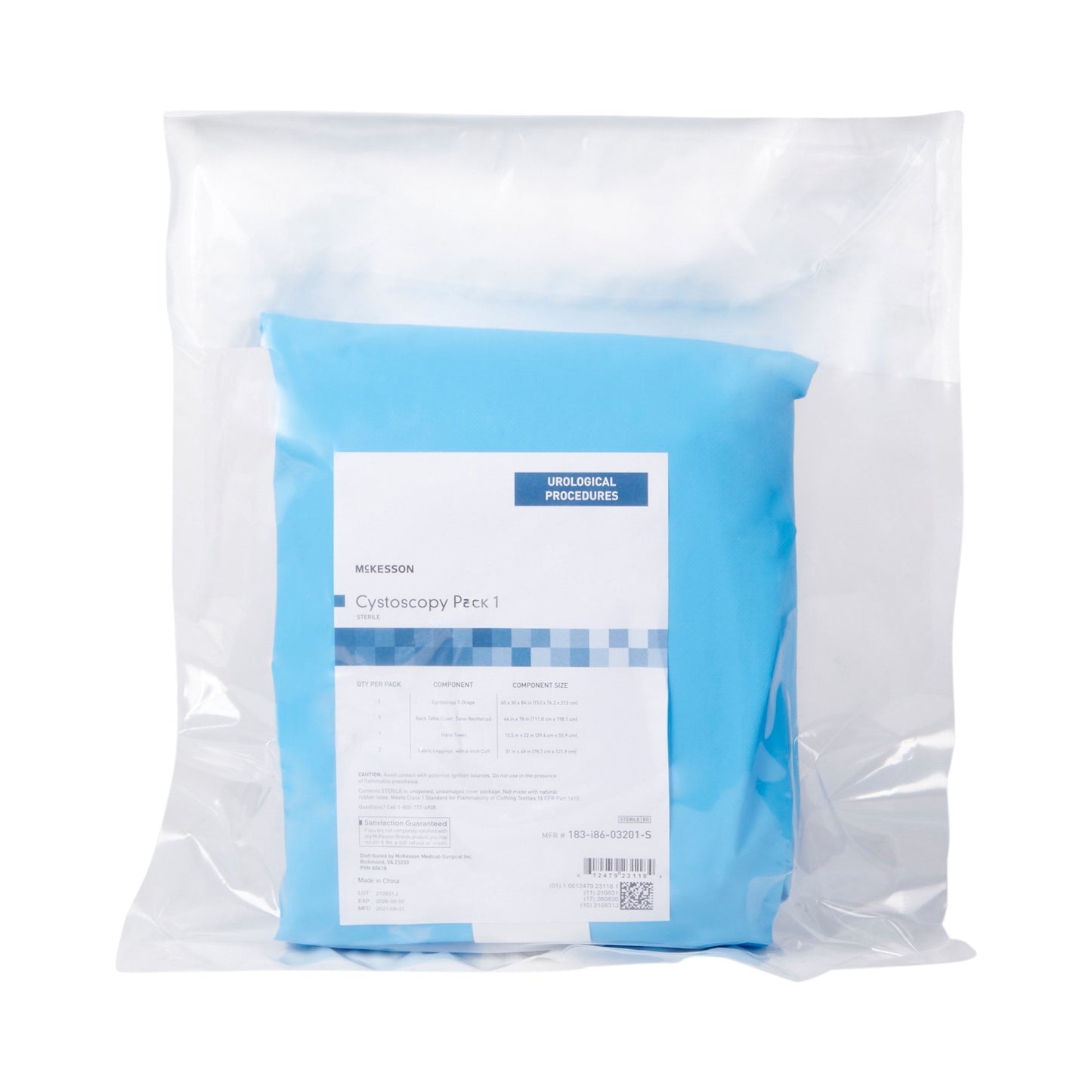 CYSTOSCOPY PACK I, SURG UROLOGICAL PROCEDURE