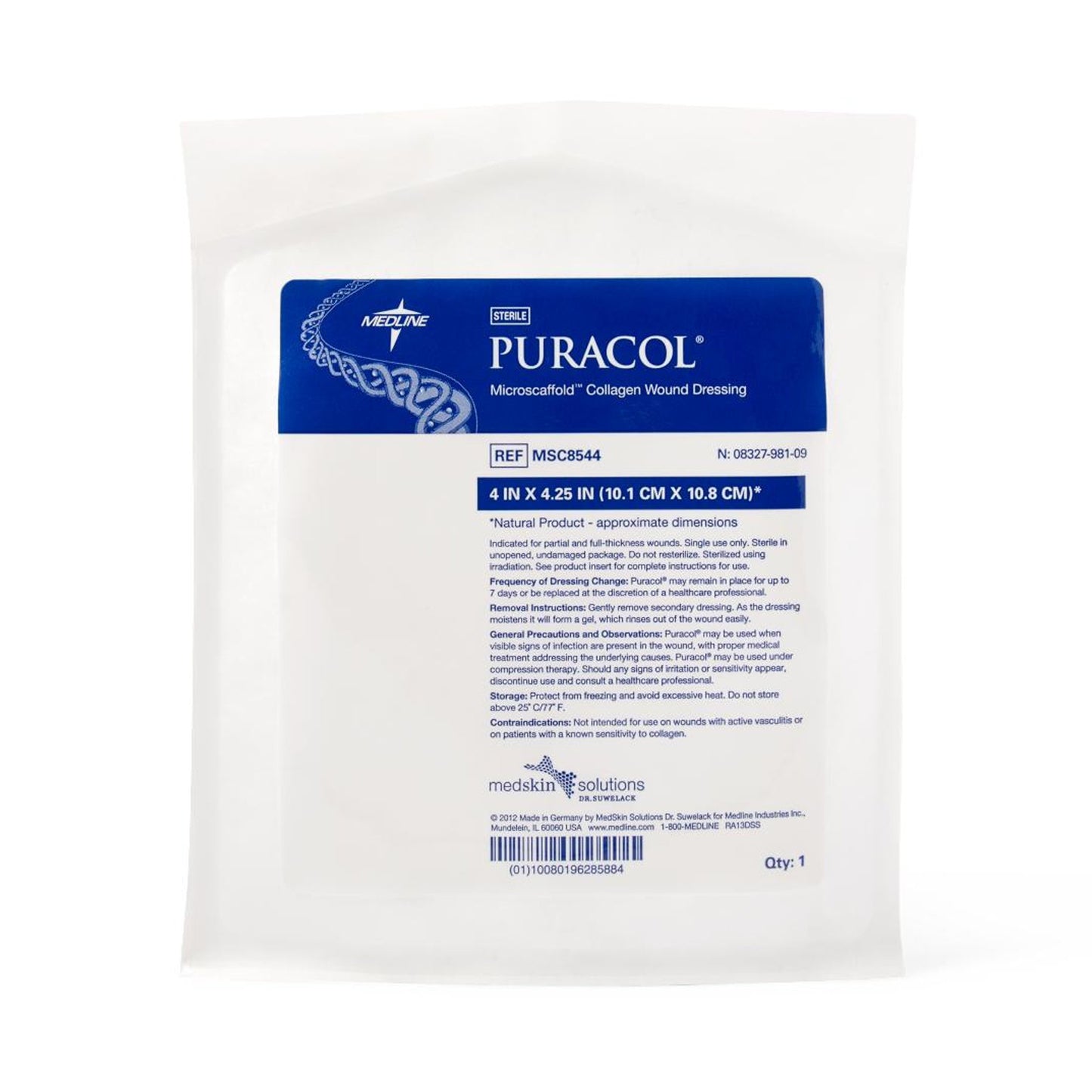 DRESSING, WOUND PURACOL COLLAGEN 4X4 1/4