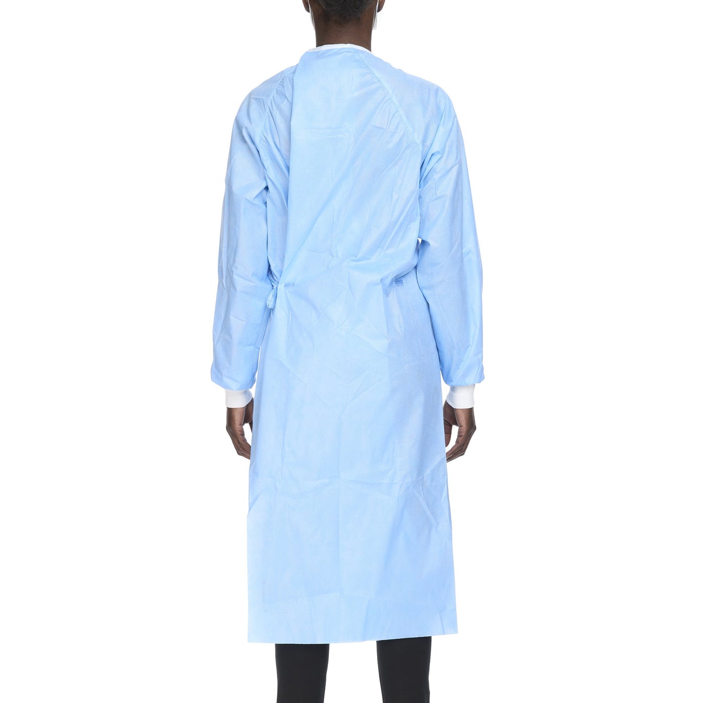 GOWN, SURG BLU LG