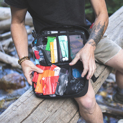 FIRST AID KIT, EMERGENCY MEDICAL MYFAK STD GRY
