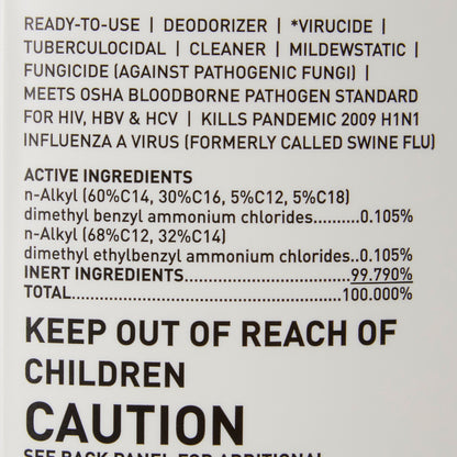 CLEANER/DISINFECTANT, PRO-TECHRTU 1GL LF