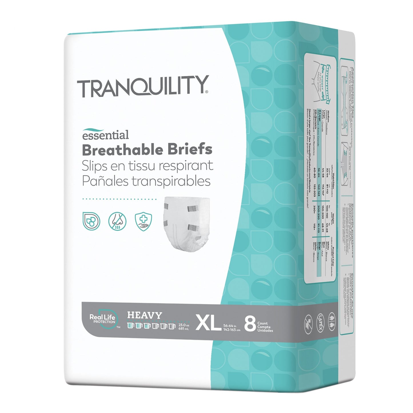BRIEF, INCONT TRANQUILITY HVYABSRB XLG