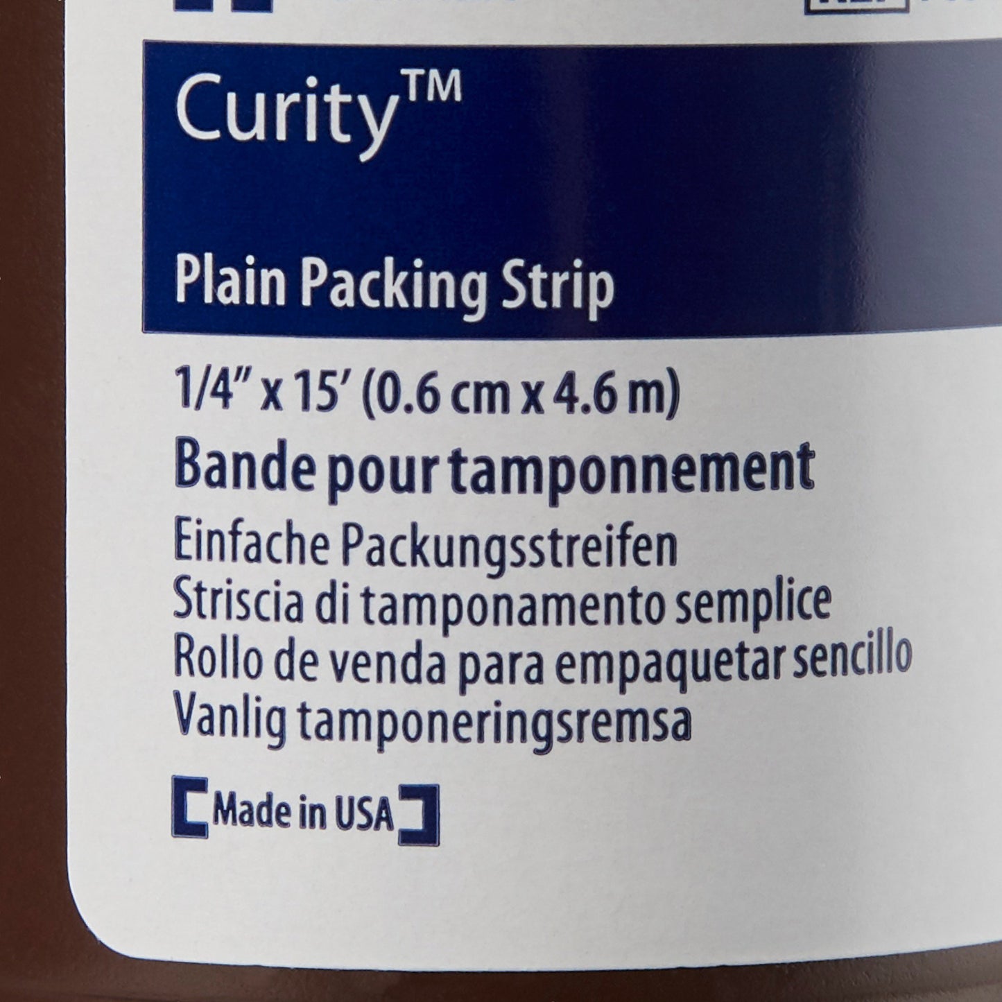 PACKING STRIP, NASAL PLAIN 1/4"X5YDS