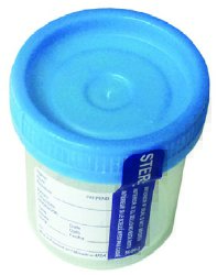 CONTAINER, SPCMN 90ML STR DUOCLICK BLU CAP