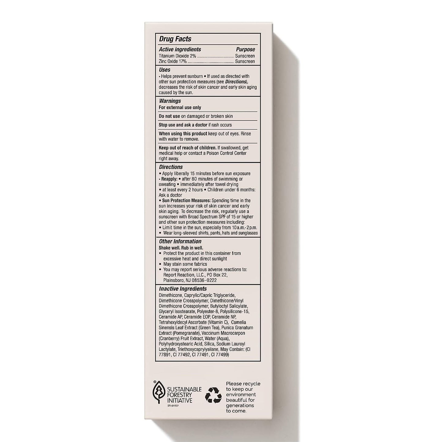 SUNSCREEN, SPF 50 MIN MOISTUREDEFENSE 3.4OZ