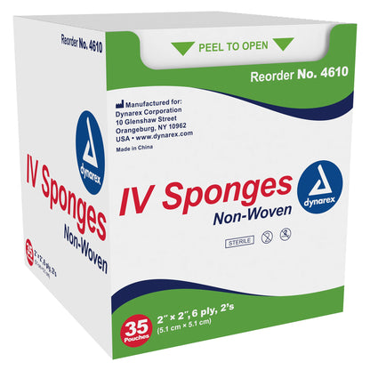 SPONGE, DRN 6PLY STR 2X2 2'S