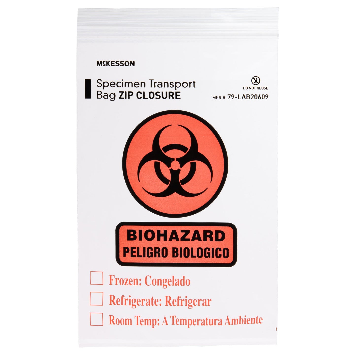 BAG, SPCMN BIOHAZ OUTSIDE PCKT6"X9"