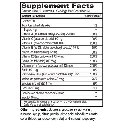MULTIVITAMIN, CHEW GUMMIES W/PECTIN