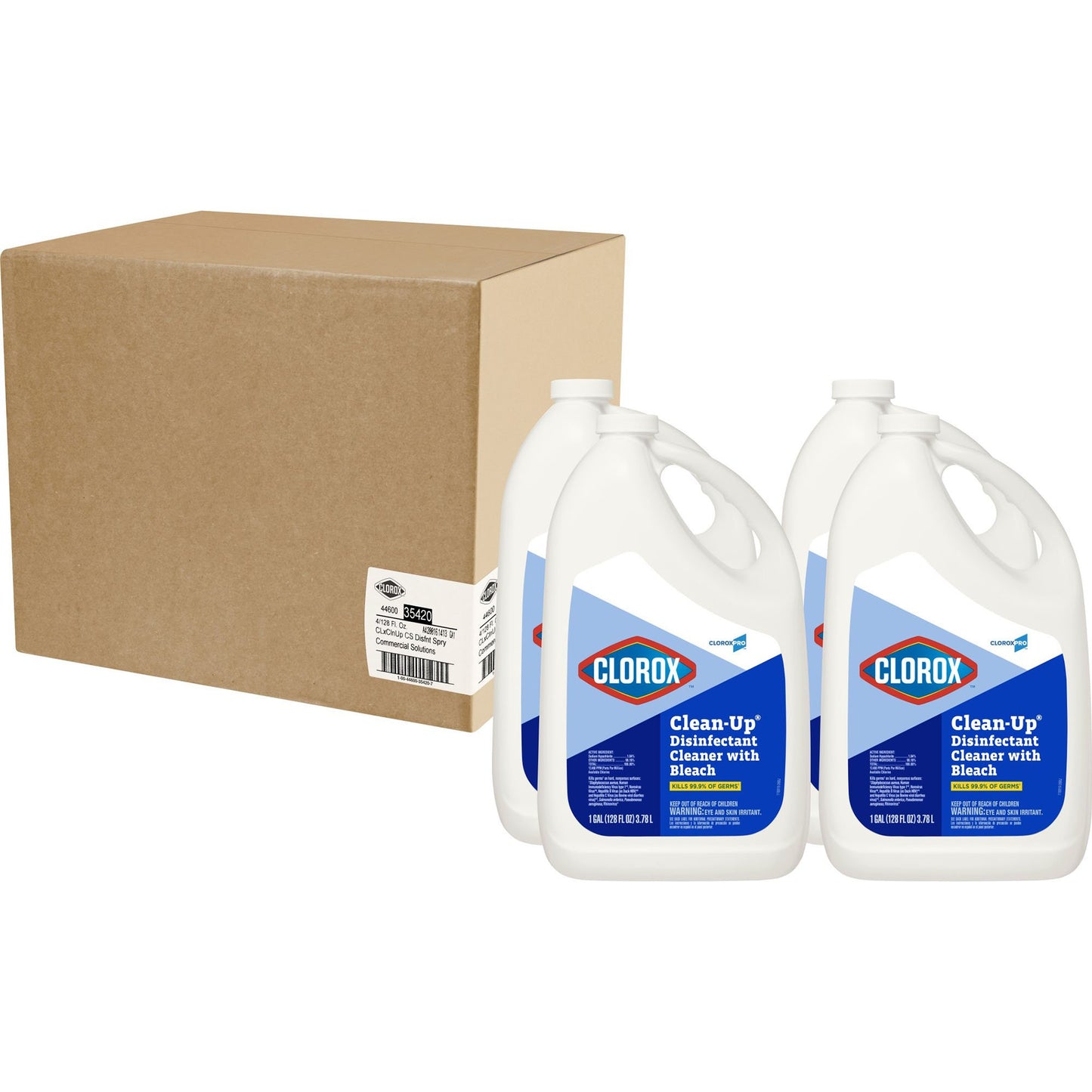 CLOROX CLEAN-UP W/BLEACH 1GL4/CS